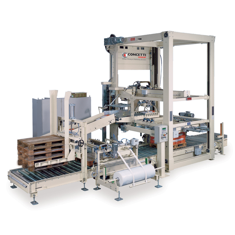 Bag palletizing systems