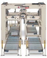 Paletizzatore robotizzato doppio