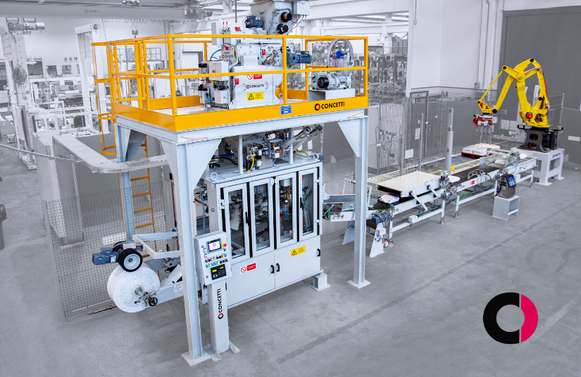 New complete filling and palletising line